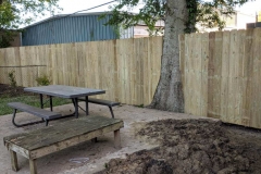 back yard fence