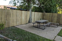 back yard fence