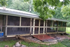 Porch after enclosure