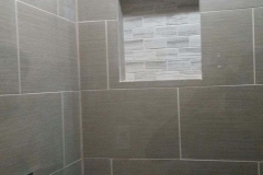 shower construction after